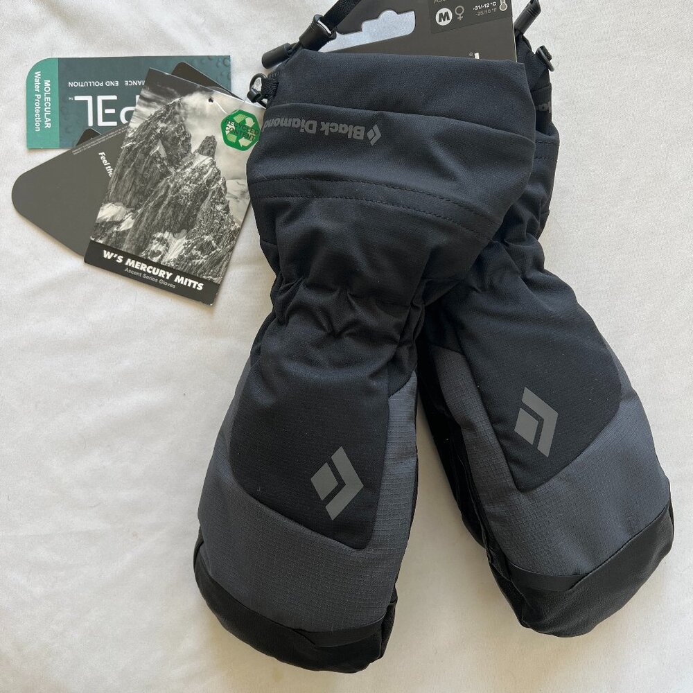NWT BLACK DIAMOND Women's Waterproof Mercury Mitts (size M)